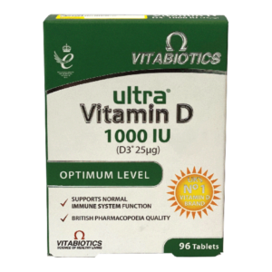 قرص اولترا ویتامین د 1000 واحد ویتابیوتیکس